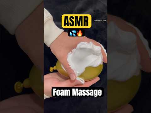 Intense foam massage #asmr #relaxing #tissueboxasmr #tingles #foryou #fy #fypシ゚viral #sleepaid