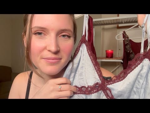 ASMR Valentine's Lingerie Boutique 💕(over-explaining, measuring you)