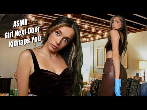 ASMR Girl Next Door Kidnaps You | soft spoken, latex gloves, handcuffing you...