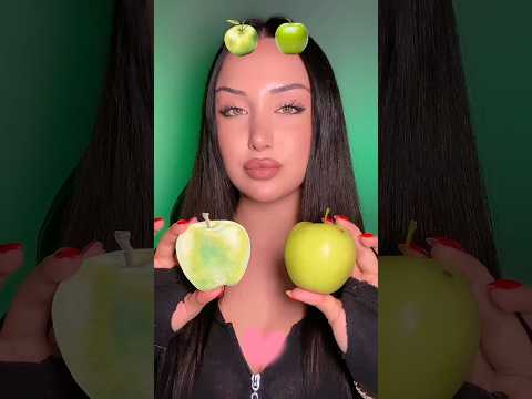 Real or fake???✏️🍏 #asmr #asmrsounds #mukbang #asmrvideo #paper #asmreating #asmrfood