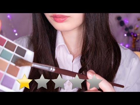 ASMR WORST Reviewed Make-Up Salon Reopening💄Lip Care, Close Up