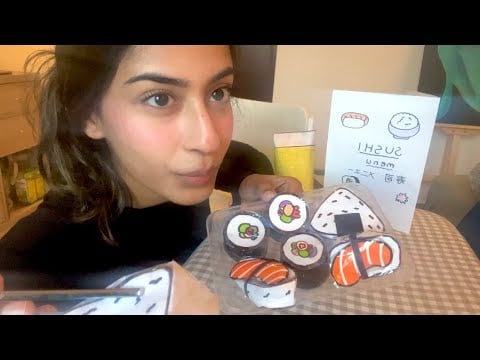 sushi restaurant roleplay ASMR 🍣