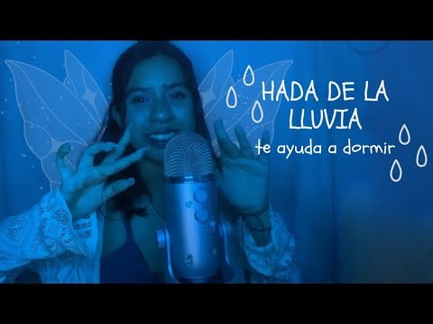 hada de la lluvia te ayuda a dormir (echo, water sounds, rain) // crysta asmr ♡