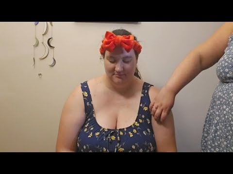 🌞 ASMR Face Massage, Gua Sha Tools, Strap Attention On a Hot Day 🌞