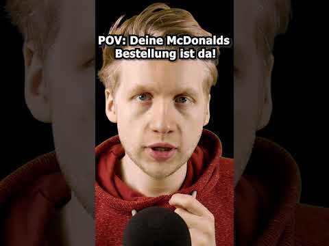 ASMR - POV: Deine McDonalds Bestellung ist da! #shorts #asmr #roleplay #deutscheasmr