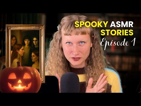 ASMR Spooky Whispered Stories (Soft Reading for Cozy Fall Nights)