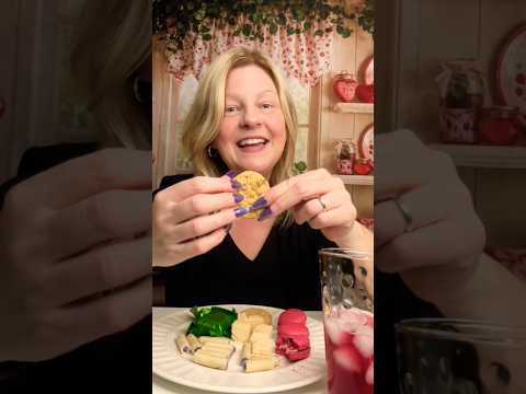 Sampling My Friday Night Snack Plate!! 😋💝🌺 #asmr #eating #snackplate ✨