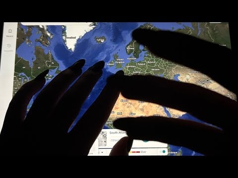 [ASMR] Exploring Google Earth + Mouth Sounds🧐🌎 
