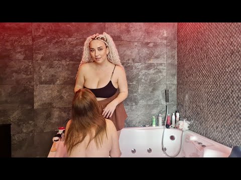 💈PRIVATE SMOOTH ASMR MASSAGE & SCRATCHING THERAPY by RUSSIAN LADY BARBER ANASTASIA | INSTANT SLEEP