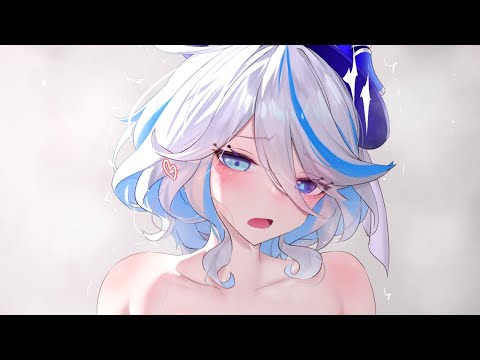 [3DIO ASMR] Being Spoiled By Furina (Ear Licking)