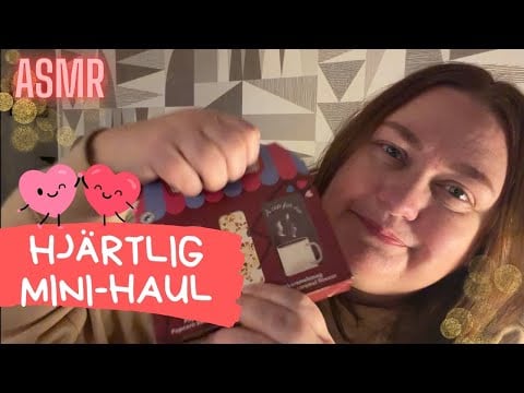 ASMR på svenska: Mini-haul inför alla hjärtans dag 💕