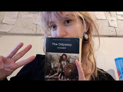 Reading The Odyssey ASMR part 3