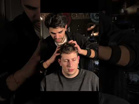 #asmr #barber #triggersforsleep #whisper #asmrwhispering #headmassage #barbershop #thebarbersarms