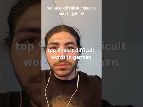 Top 9 most difficult to pronounce german words (tingly) #asmr #german #asmrsounds
