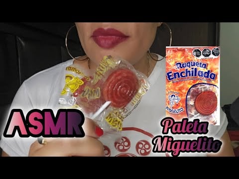HOLA! ASMR PALETA RAQUETA MIGUELITO | RELAJATE CONMIGO