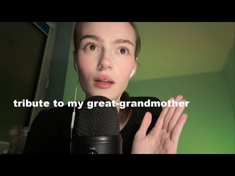 ASMR these stories will make you cry (my great-grandma's childhood)