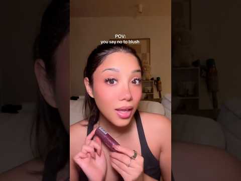 POV: YOU SAY NO TO BLUSH 😒 #asmr