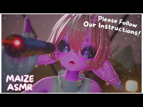 Did a Little Stardust Land in Your Eyes? Gentle Alien Eye Check-Up! VRChat ASMR