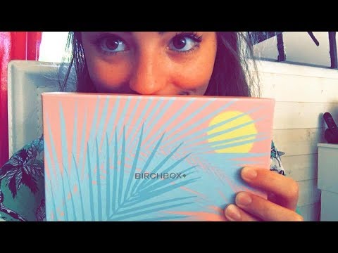 ASMR FRANCAIS ♡ Ma Birchbox de Juillet ♡ (Tapping/ Scratching)