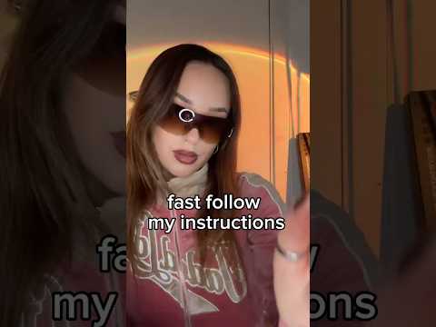 follow my instructions!! #fastasmr #asmr #fastandaggressiveasmr #tingles #asmrsounds #lighttriggers