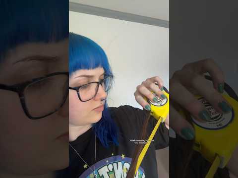 ASMR measuring you…and your nose hairs😌 #asmr #shorts