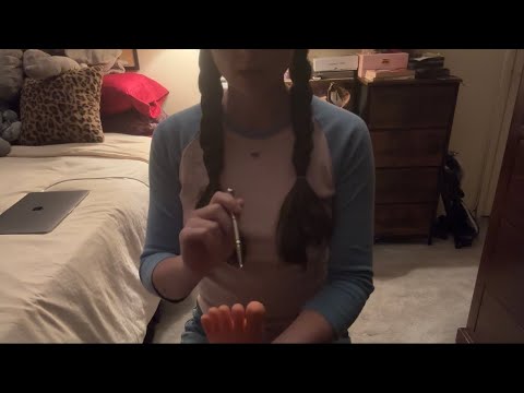 Chiropractic Adjustments (with cracks) and Neuropathy Testing on Feet | ASMR role play