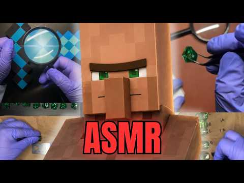 ASMR Minecraft Villager Gem Inspection Compilation