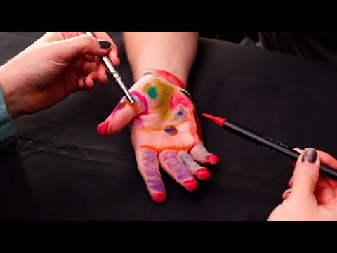 Tracing his Meridians | ASMR Hand Reflexology Session to Relieve Your Anxiety