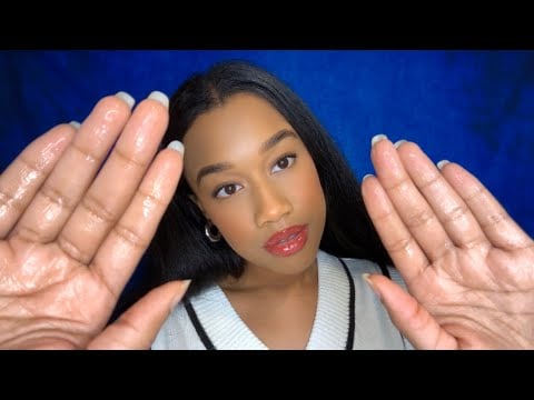 ASMR Moisturizing Your Dry Ahhh Face 🧴 ASMR Face Touching | Personal Attention