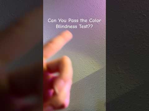 Color ASMR | Can you pass the color blindness test #shorts #asmr #colors