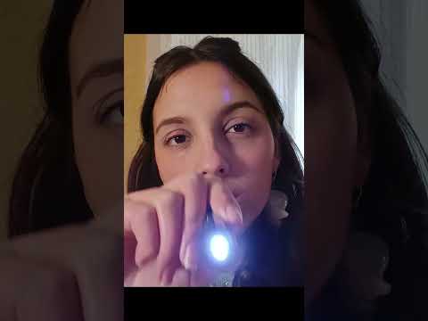 Let me check something in your eyes 👁️ #asmr #light #tingles #sleep #softspoken #eyetest