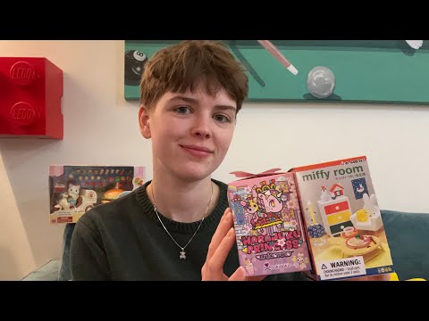 ASMR | Opening up blind boxes + a childhood toy package to heal my inner child