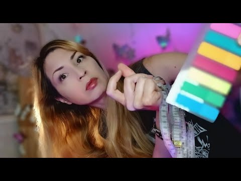 ASMR Face Measuring | English & Suomeksi | Rentouttavaa ❤️