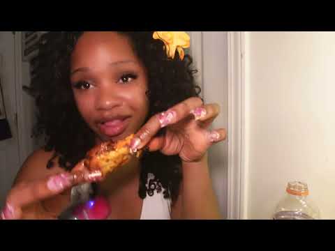 ASMR Chicken Wings Mukbang