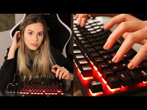 ASMR teclado MÊCANICO COMPACTO extra RELAXANTE