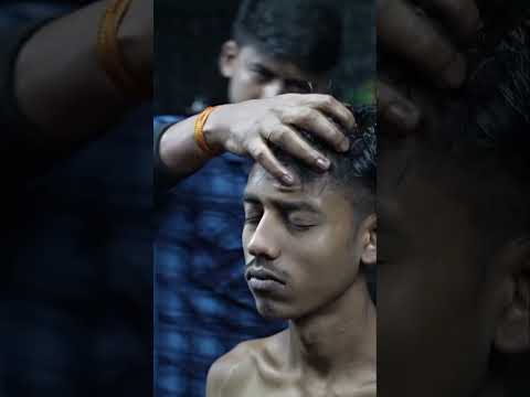 Indian Saloon ASMR Back Body Massage #shorts