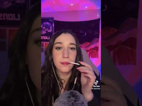 do you like my new lip gloss?  #asmr #asmrtriggers #tingles