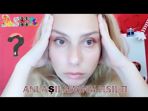 ASMR TÜRKÇE / ANLAŞILMAYAN YORUMLAR  // INAUDIBLE WHISPERING //