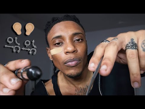 ASMR Im Giving You ALOT of Piercings | Personal Attention