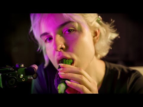 ASMR Crunchy Cucumber Rating Sounds | Without Talking, 4K