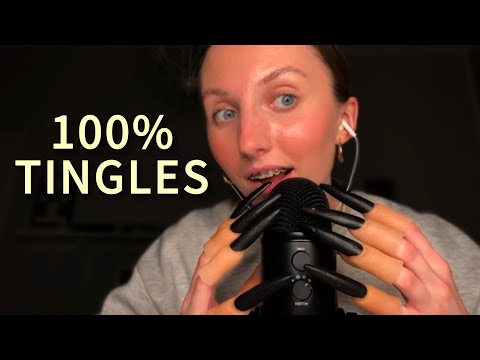 ASMR 100% Tingly Mic Scratching & Mouth Sounds