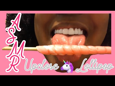 ASMR Lollipop 🍭 | ✨ [ASMR Upclose] ✨ | ASMR Unicorn Lollipop 🍭🦄  |