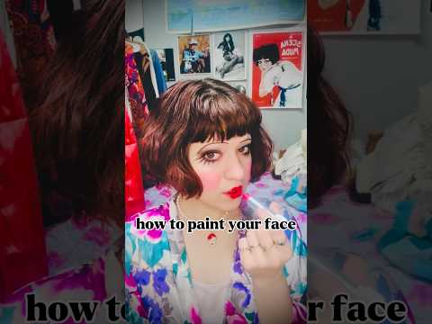 how to paint your face— my makeup tutorial 💋 #vintage #vintagestyle #makeuptutorial #flapper #1920s