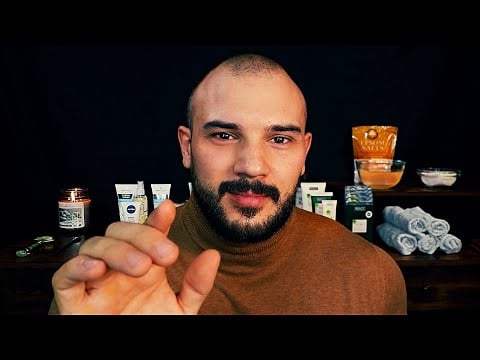 Gentle Male ASMR Sleep Treatment with Face and Body Massage 💆🏻‍♂️ Personal Attention