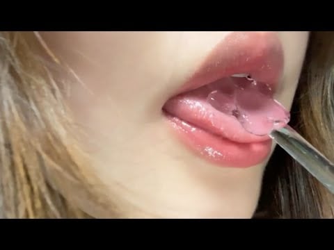 ASMR|This strawberry jam is super deliciousCat's paw spoon