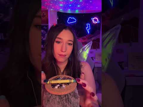 crayon + crystal button board = 🧑‍❤️‍💋‍🧑  #asmr #relax #tingles