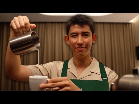 [ASMR] Realistic Barista Roleplay  ☕