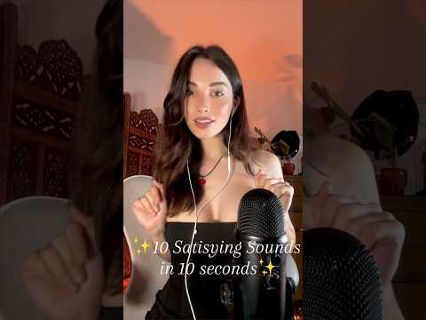 10 Satisying Sounds in 10 Seconds 😌✨ #asmr #relax #blinkx #twitch