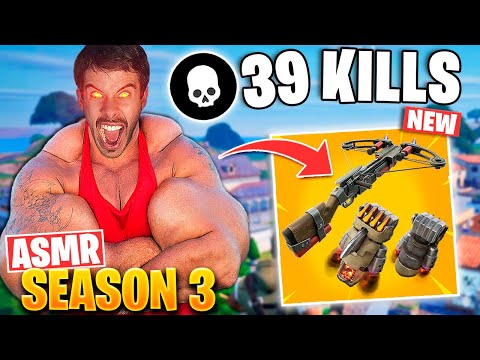 ASMR FAST MOUTH SOUNDS FORTNITE SOLO VS SQUAD (39 KILLS) - ASMR EN ESPAÑOL