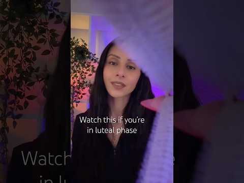 Luteal phase is hard and you shouldn’t have to carry it alone 🫶 I’ve got you #asmr #relax